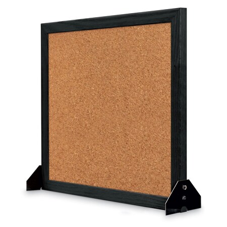 Indoor Enclosed Combo Board,48x36,Bronze Frame/White Porc & Keylime